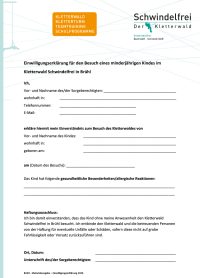 Einwilligungserklärung 2026